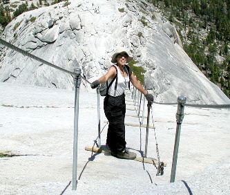 Julia Aufstieg Half Dome
